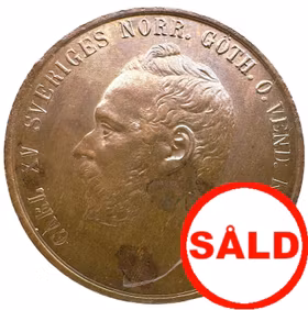 Karl XV - 5 Öre 1872 - Tilltalande exemplar
