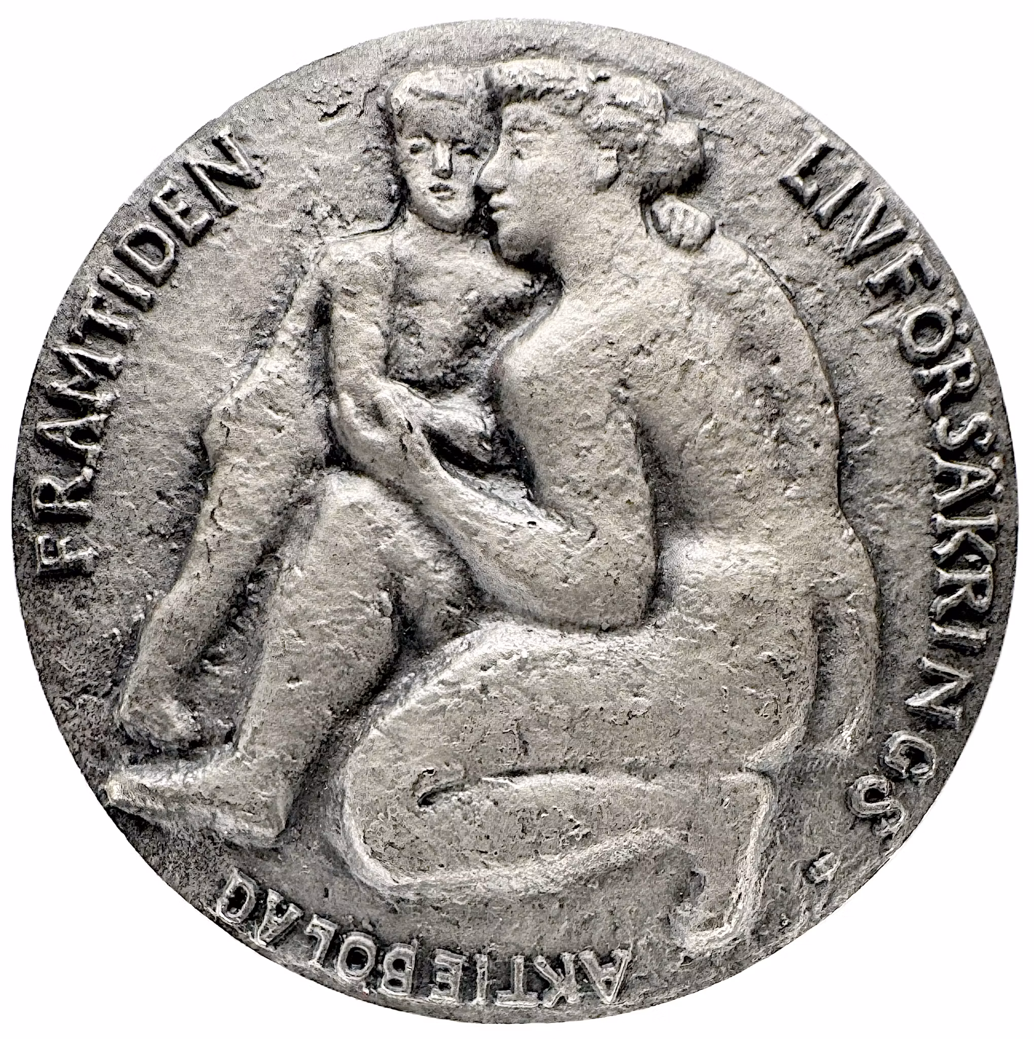 Livförsäkrings Aktiebolag Framtiden: Förtjänstmedalj (1959) av Eric Grate - Sällsynt