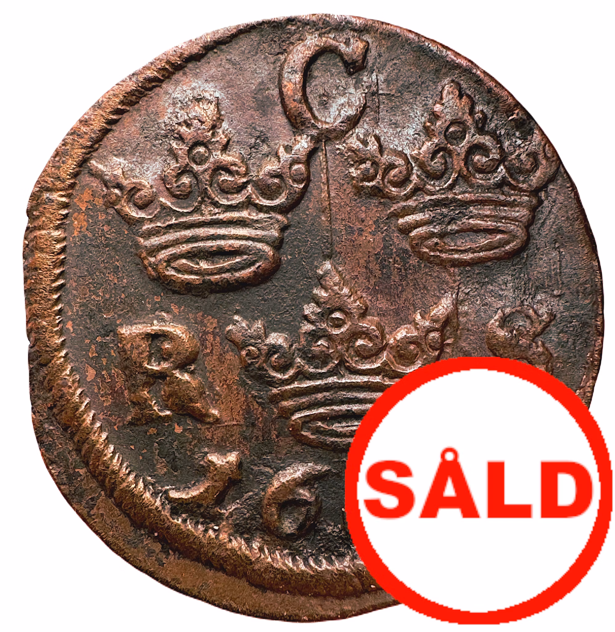 Karl XI - 1/6 Öre SM 1666- Ett vackert exemplar med mycket lyster