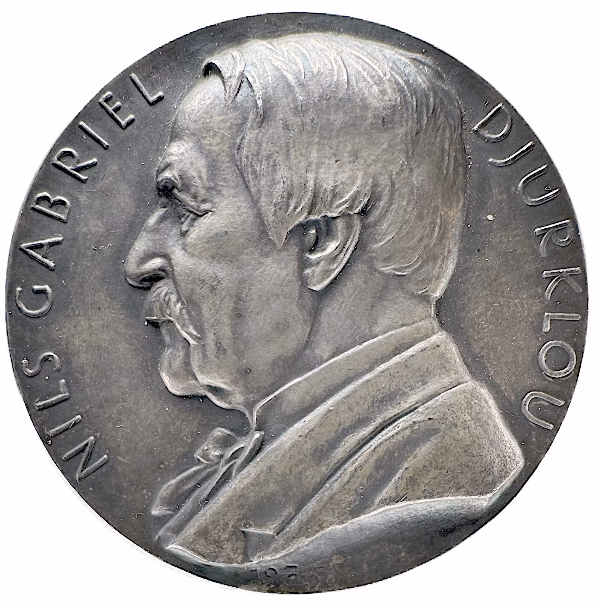 Nils Gabriel Djurklou (1829–1904) av Erik Lindberg (1956) - Runstensmotiv - Hembygdsvårdens pionjär i Närke - Tilldelad A. Warne 1956