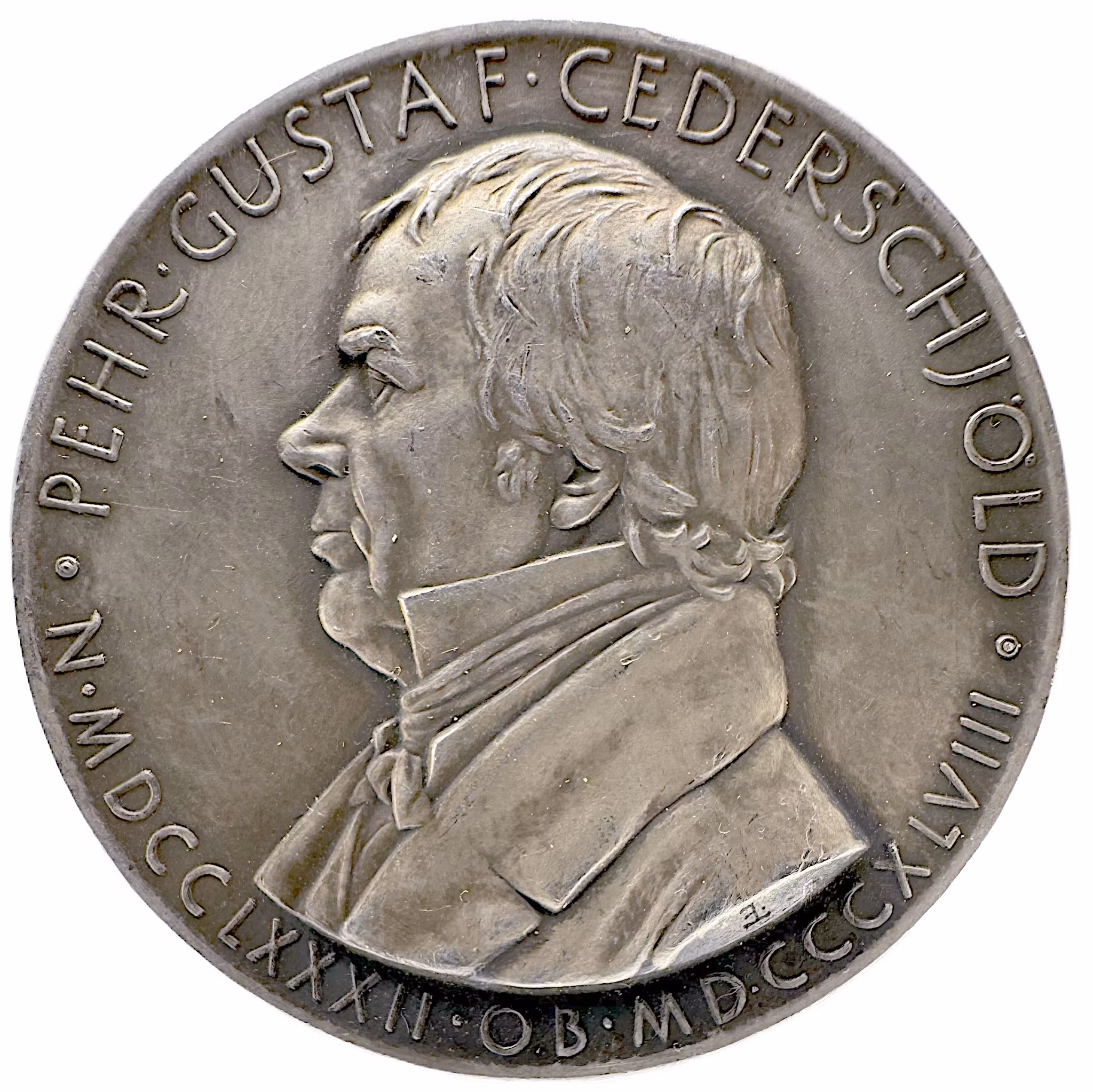 Pehr Gustaf Cederschjöld (1782-1848) utgiven av Kungliga vetenskapsakademien 1956, graverad av Erik Lindberg - Pionjären som formade svensk förlossningsvård