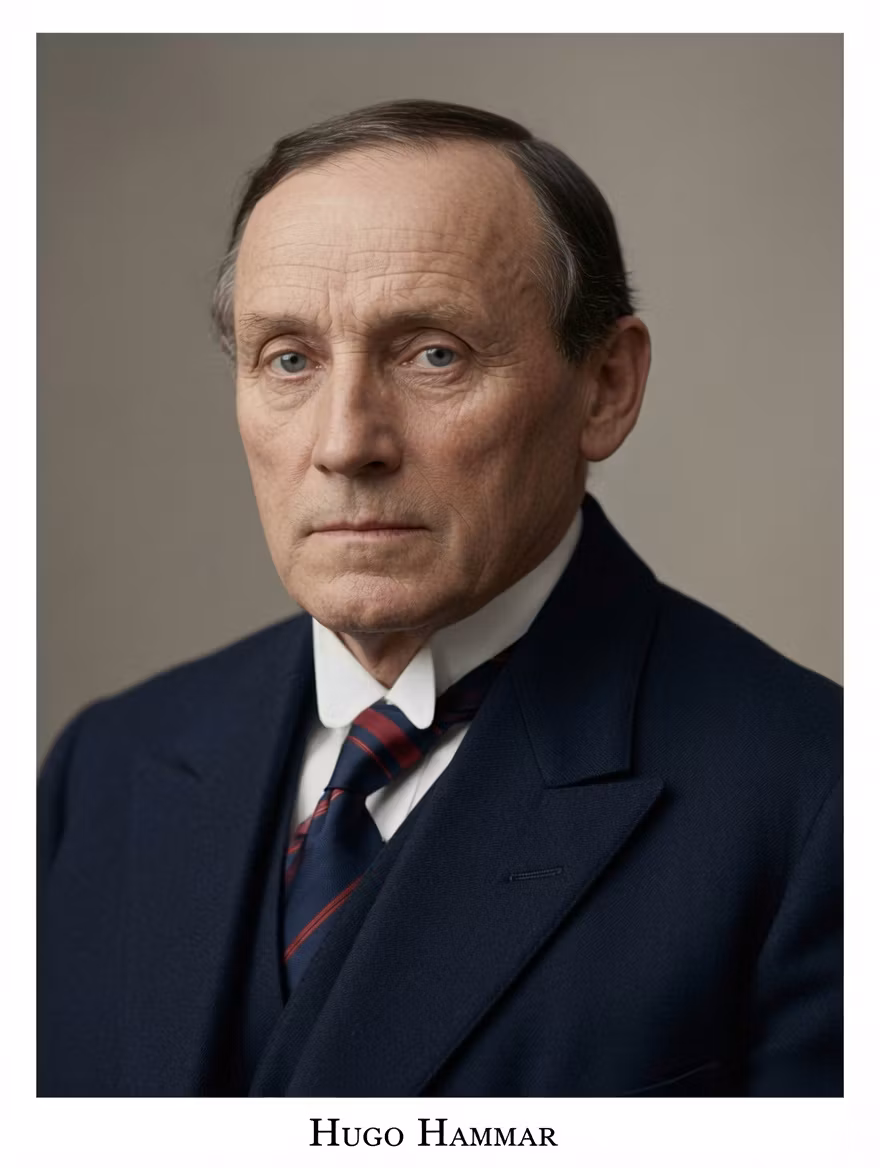 Hugo Hammar (1864–1947) minnesmedalj av IVA (1964) av David Wretling och Erik Lindberg