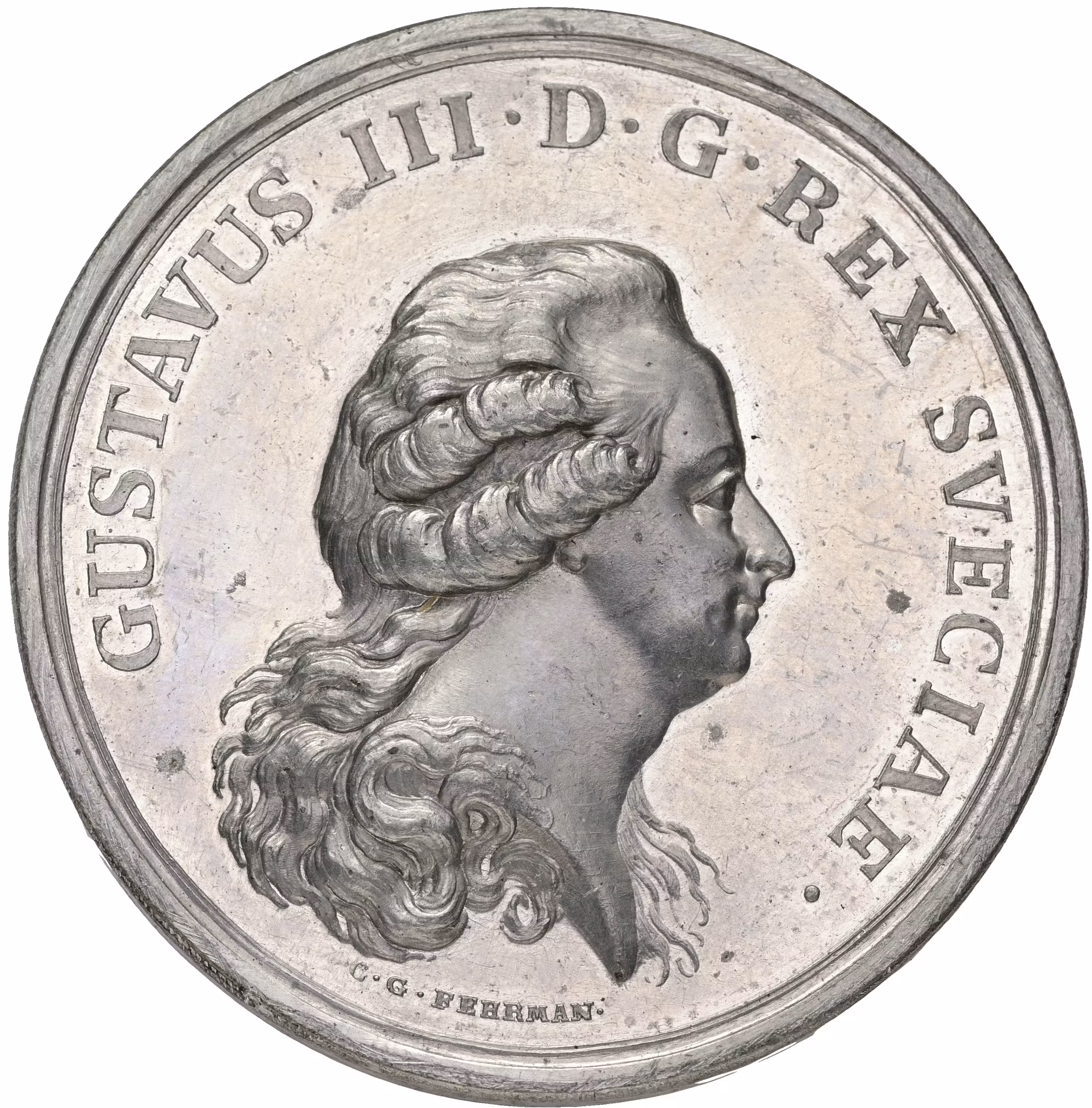 Gustav III (1771–1792): Konungens hemkomst från Finland med skärgårdsflottan och landstigning i Stockholm den 28 augusti 1790 - EXTREMT SÄLLSYNT - RR - Den främsta medborgare