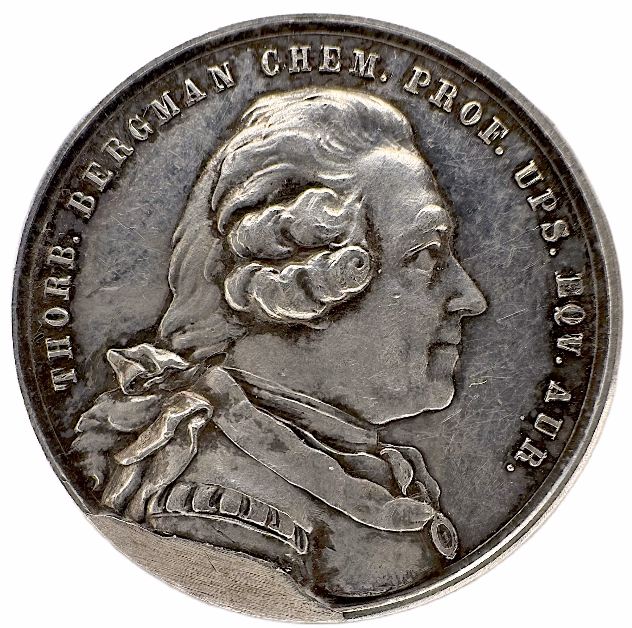 Torbern Bergman (1735–1784) - Graverad av Lea Ahlborn för Svenska akademien 1859 - En reformator av den kemiska vetenskapen