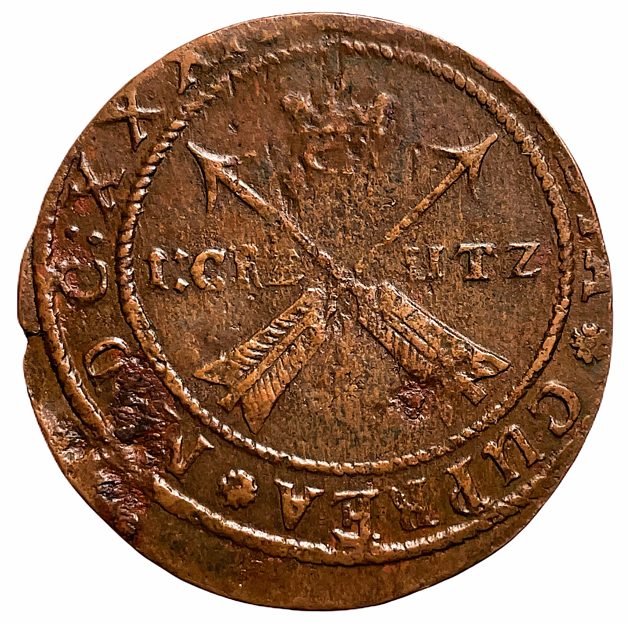 Gustav II Adolf - 1 Kreutzer 1632 - Tilltalande exemplar - Det tyska experimentet under 30-åriga kriget