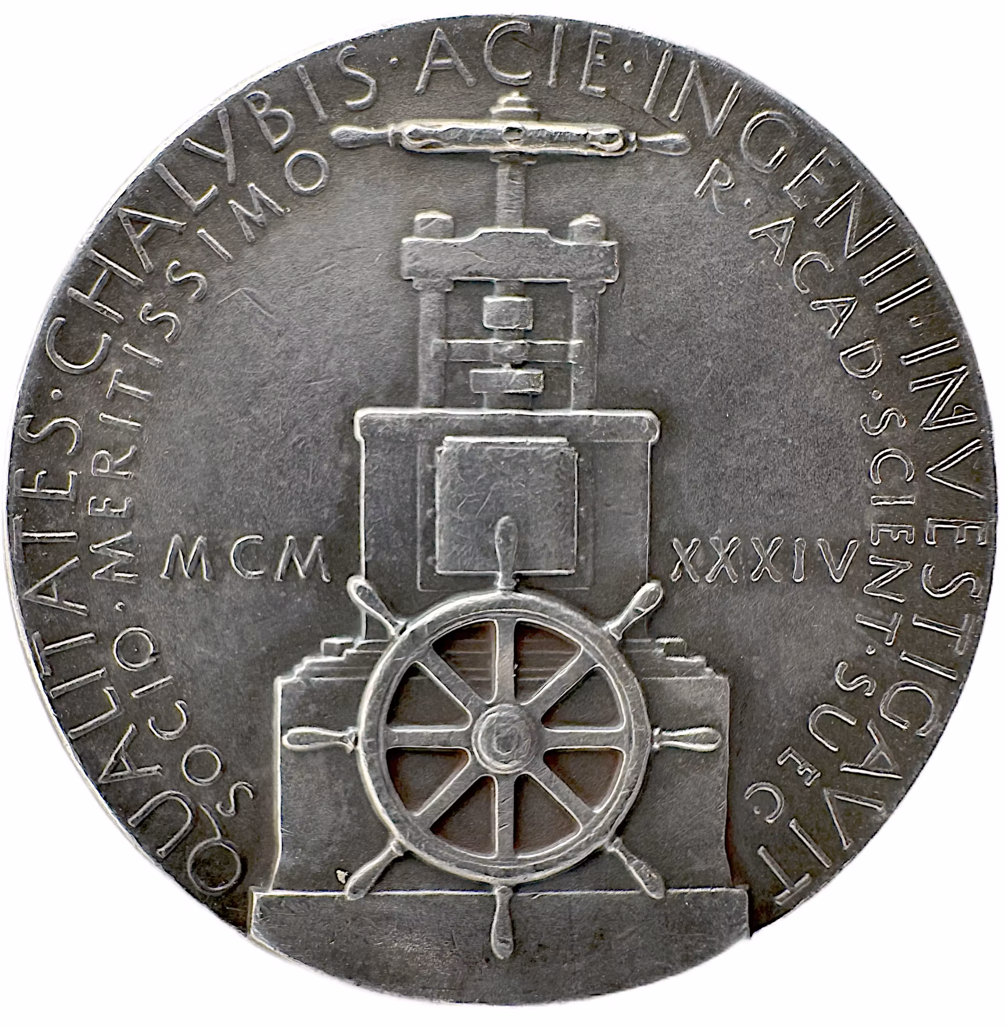 Johan August Brinell (1849–1925) av Erik Lindberg för Kungliga Vetenskapsakademien 1934