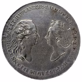 Gustav III – Kungliga Vitterhets Historie och Antikvitetsakademiens antikvariska mötesjetton