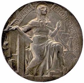 (Heliga) Birgitta Birgersdotter (1303–1373) av Erik Lindberg för Svenska Akademien 1904