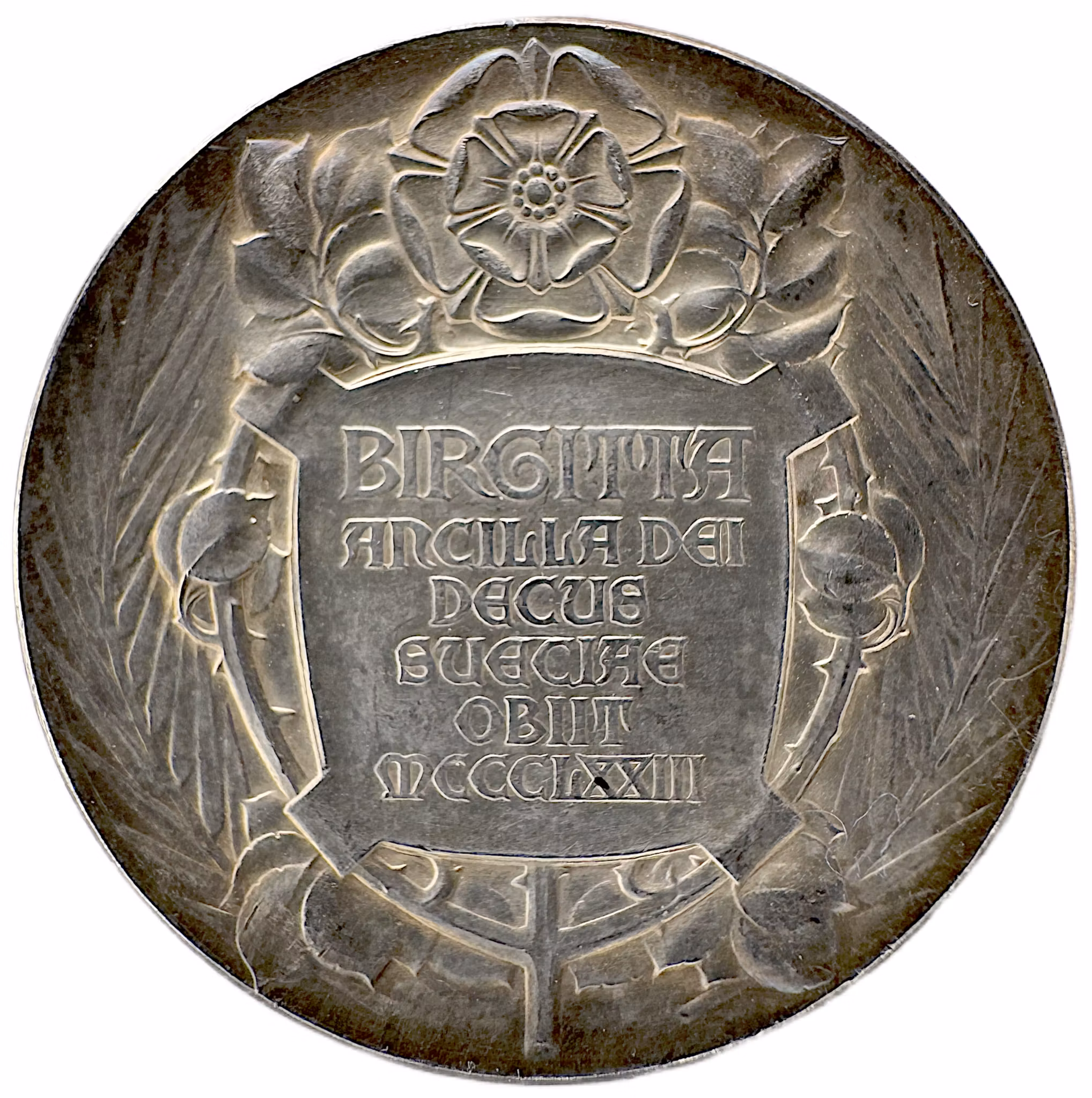 (Heliga) Birgitta Birgersdotter (1303–1373) av Erik Lindberg för Svenska Akademien 1904