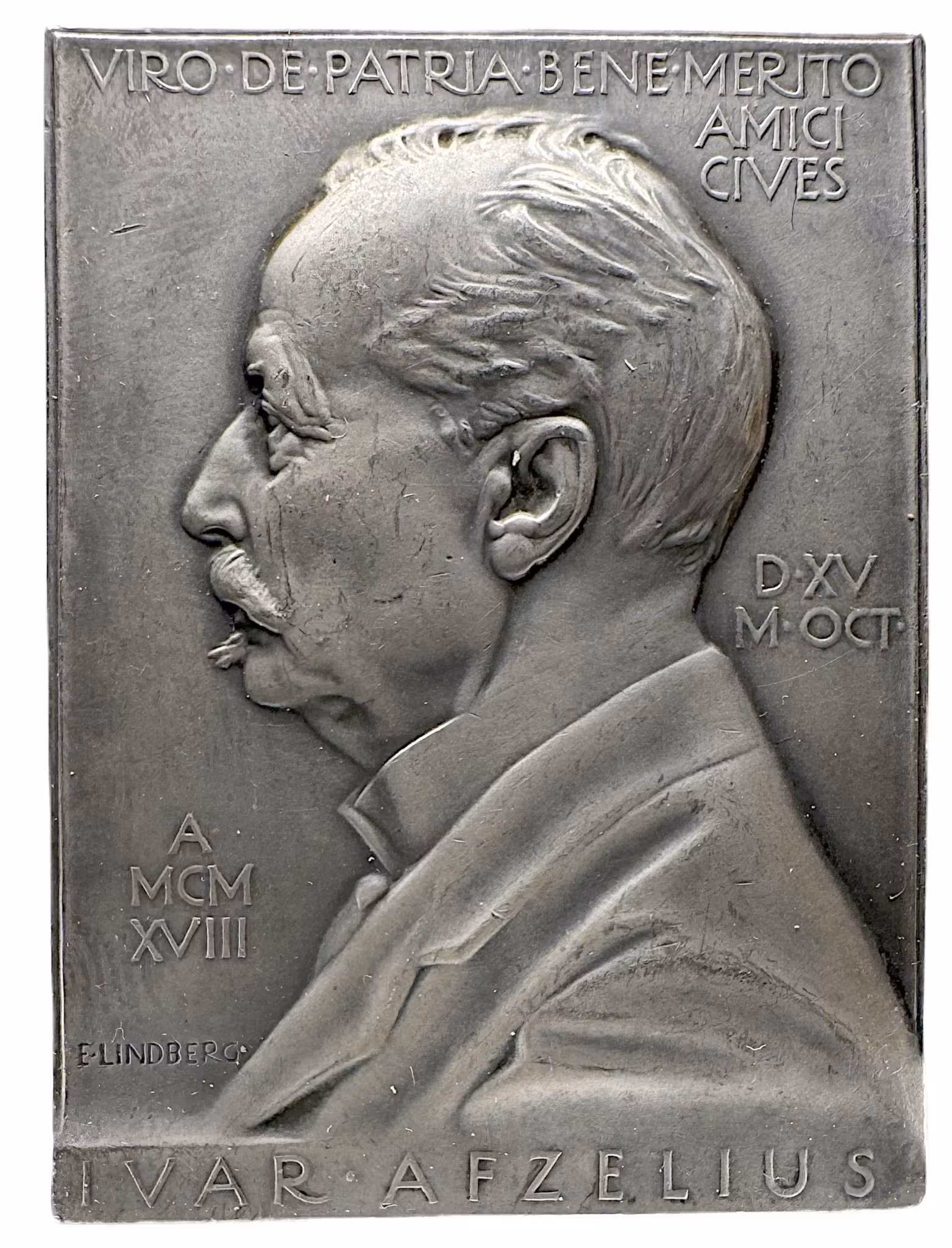 Ivar Afzelius (1848-1921) av Erik Lindberg 1919 till Afzelius 70-årsdag -  En försenad hyllning - Sällsynt