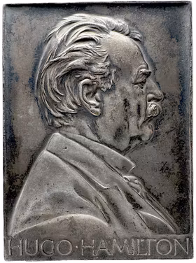 Hugo Hamilton (1849–1928) av Erik Lindberg 1920 - Politiker, ämbetsman och den "röde greven" - Sällsynt