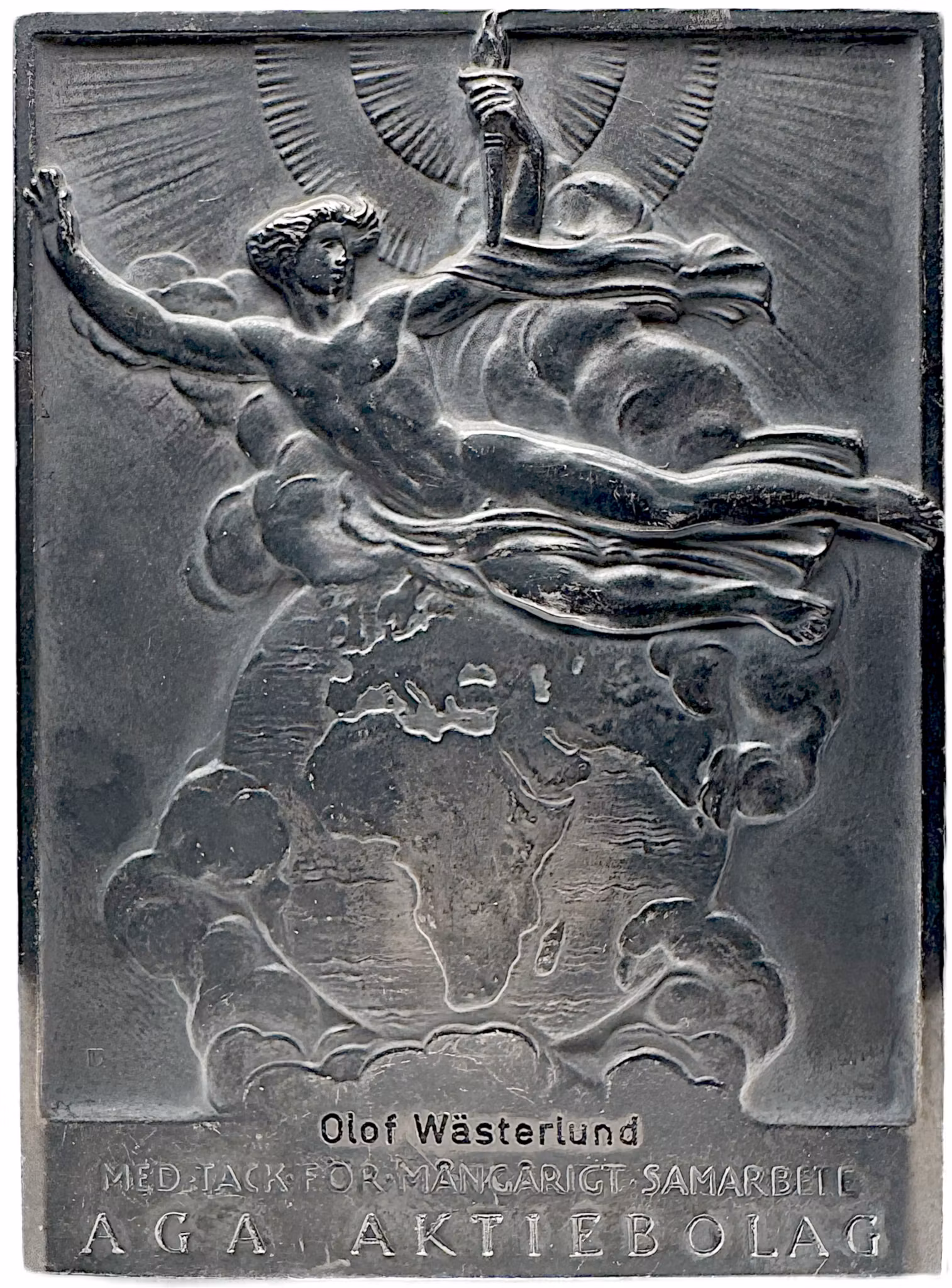 Gustaf Dalén (1869–1937) av Léo Holmgren tilldelad Olof Wästerlund (1981) - Tidiga år och mekanisk begåvning