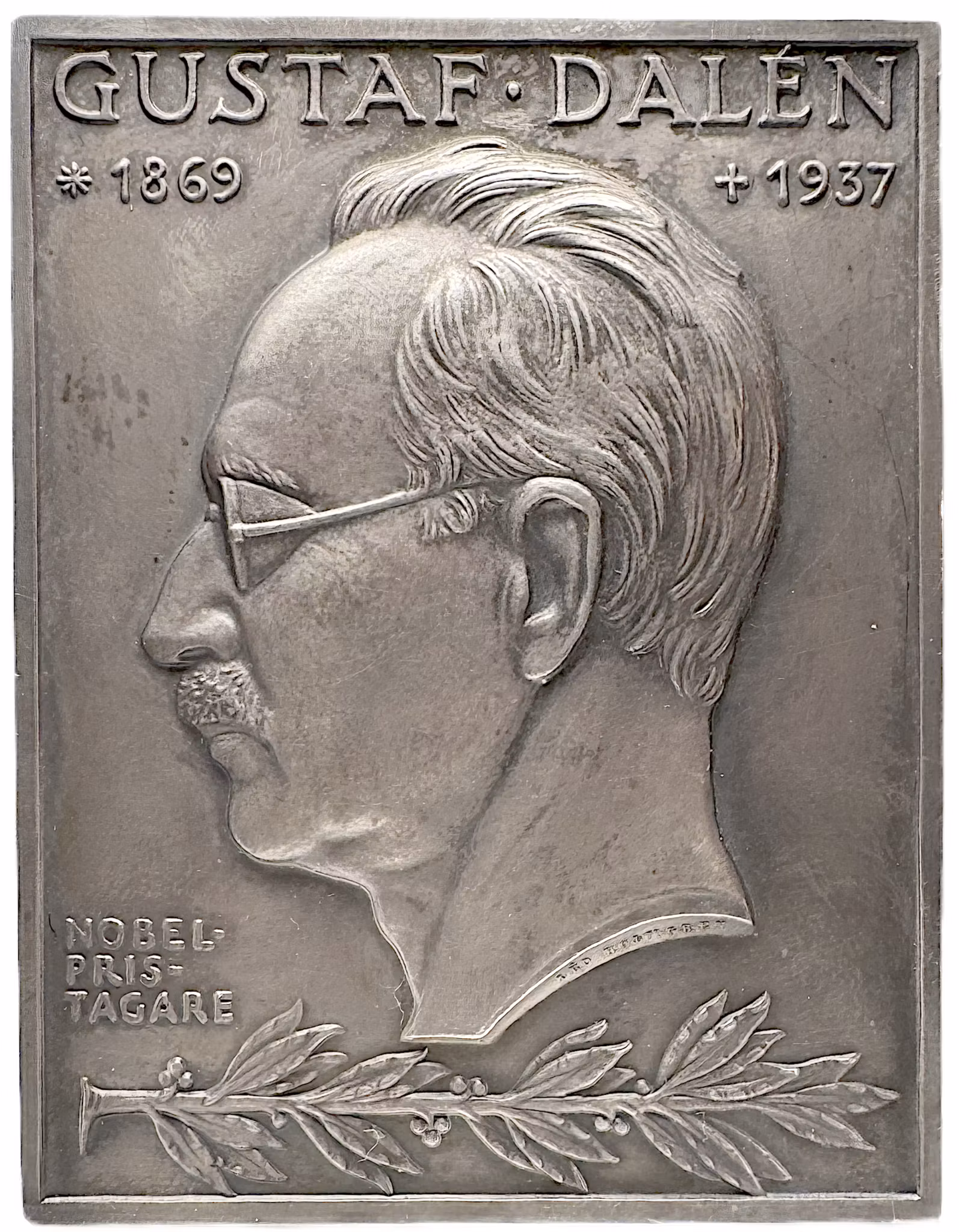 Gustaf Dalén (1869–1937) av Léo Holmgren tilldelad Greta Ask (1989)