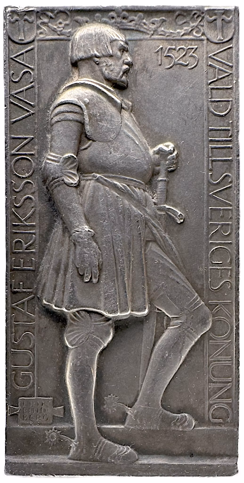 Gustav Vasa och Svenska flaggans dag 1923 av Erik Lindberg