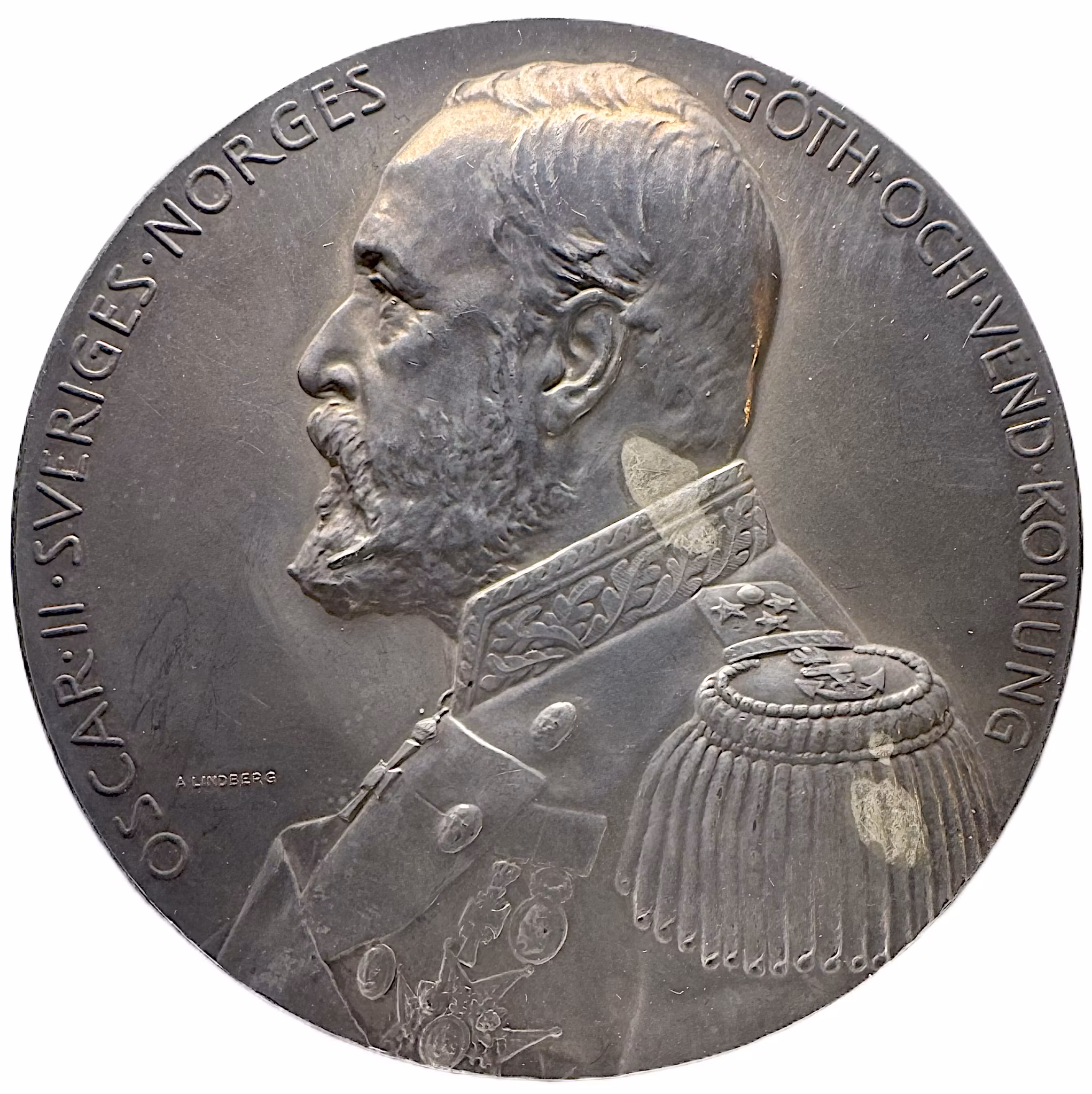 Oskar II:s 75-årsdag den 24 januari 1904 av Adolf Lindberg