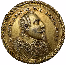 Gustav II Adolfs död 1632 och begravning 1634 av Friedrich Fechter - Ex. Bonde - Mycket sällsynt - RR - Endast 3 exemplar noterade sedan slutet av 1800-talet