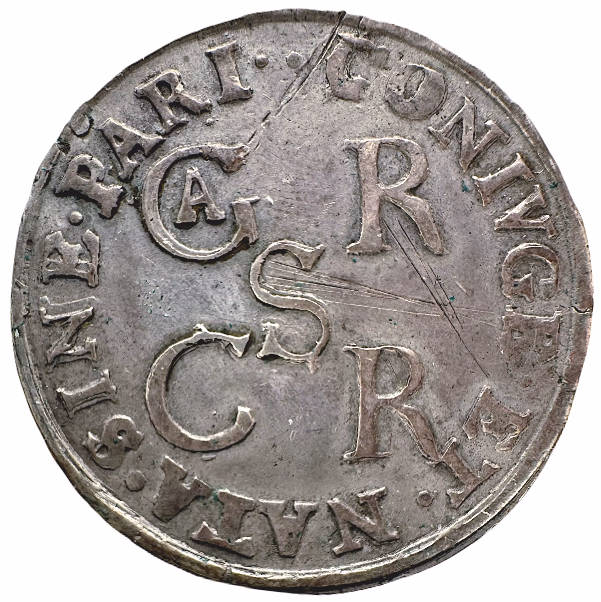 Maria Eleonora - 2 mark 1655 - kastmynt till änkedrottningens begravning - MYCKET SÄLLSYNT - Ett storpolitiskt äktenskap