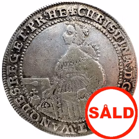 Kristina, 4 Mark 1638 - Ett osedvanligt vackert exemplar för typen