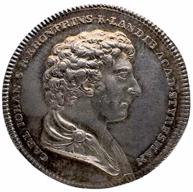 Kungliga Lantbruksakademiens mötesjetton 1813 – Karl Johan som kronprins
