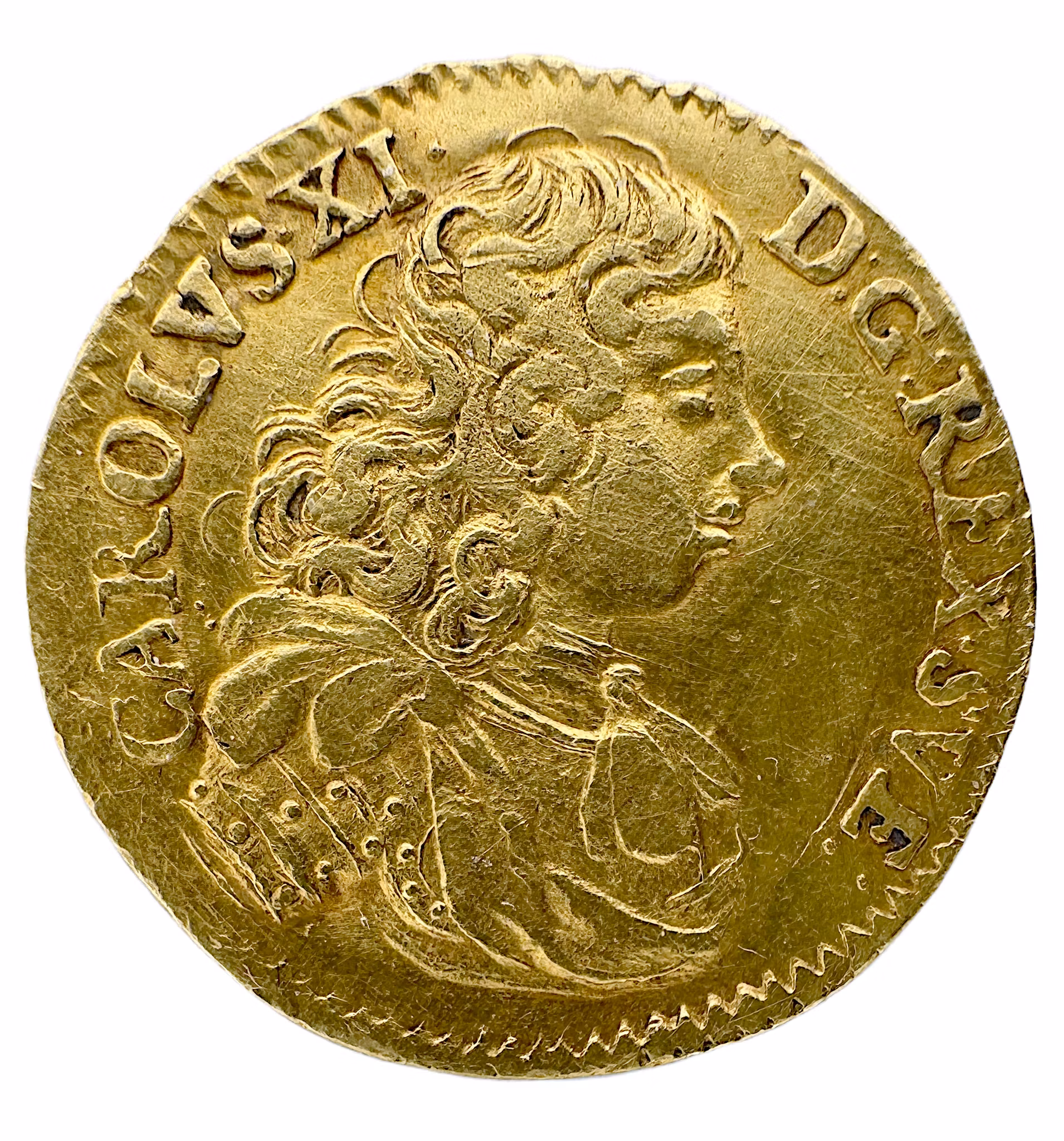 Karl XI (1660–1697) – 1 Dukat 1677 – Mycket sällsynt guldmynt - Endast 6 kända exemplar i privat ägo - RR - En numismatisk utmaning