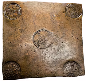 Fredrik I, Avesta, Plåtmynt, 2 Daler SM 1733 - Endast 8 kända exemplar i privat ägo RR