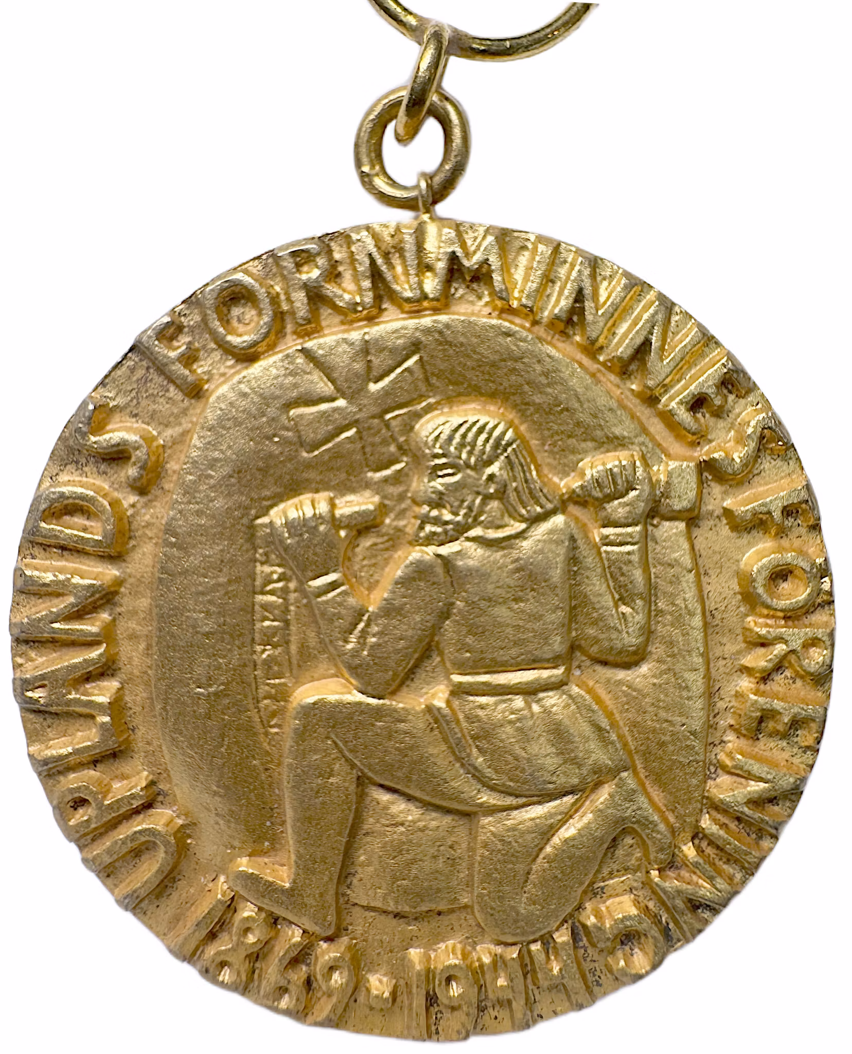 Uplands Fornminnesförening – Förtjänstmedalj, formgiven av Bror Hjorth - Utdelad 1969 - Sällsynt