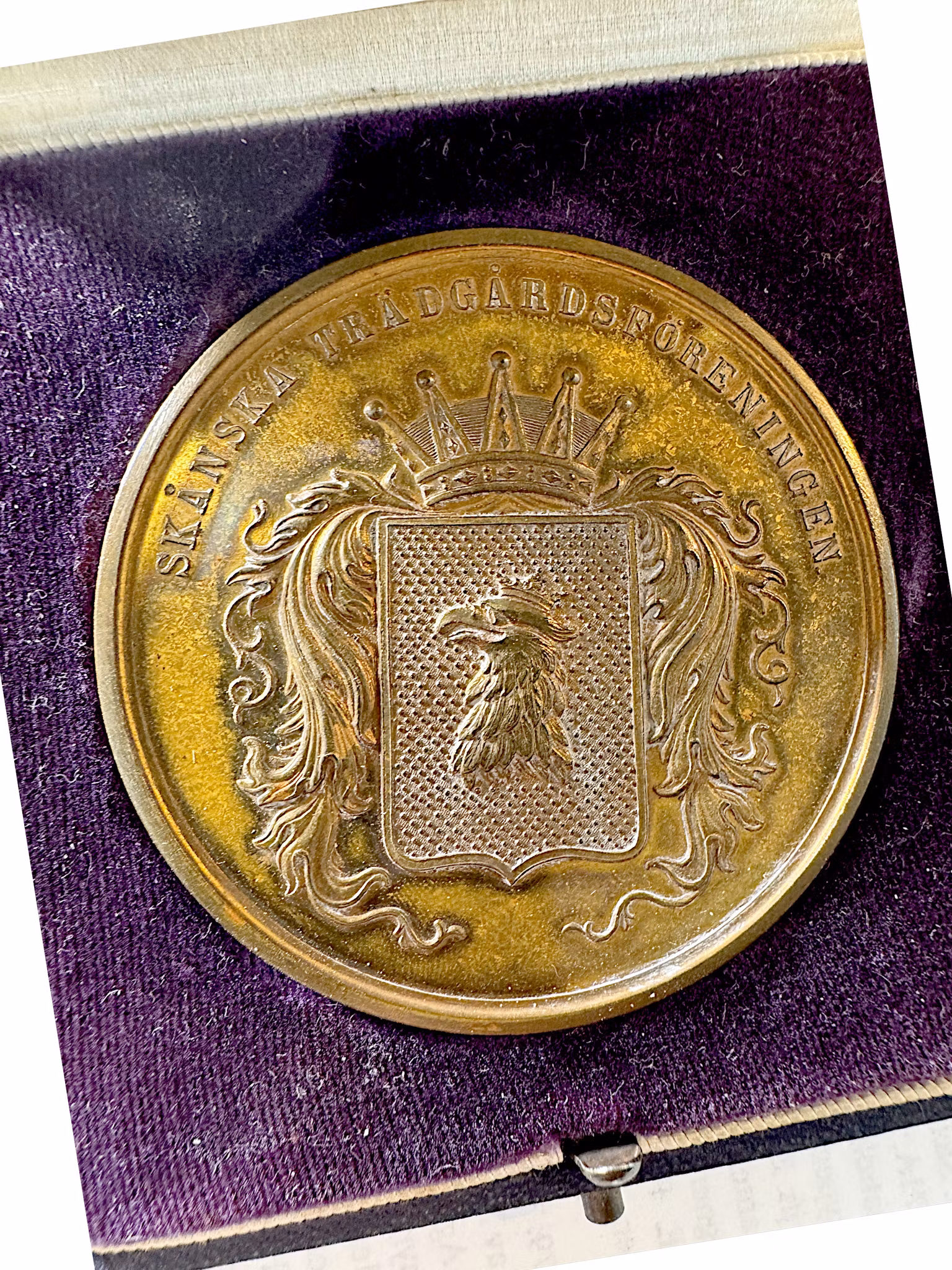 Skånska trädgårdsföreningens belöningsmedalj 1924 - Tilldelad U. Lindström