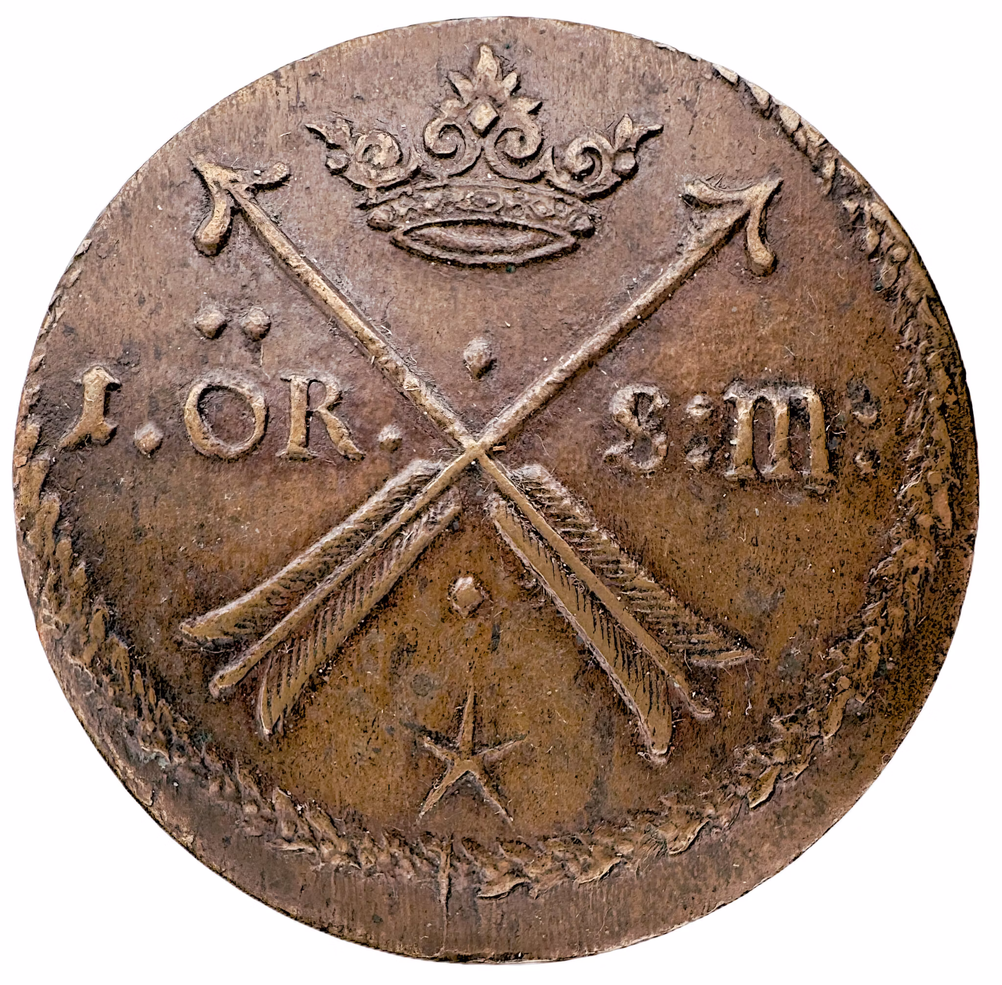 Karl XI, Avesta, 1 Öre SM 1676 - Ett tilltalande exemplar med fina ytor och skarpa kanter