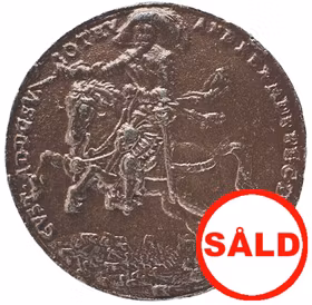 Gustav II Adolf (1594–1632) av Gottfried Tabert för segern vid Breitenfeld 1631