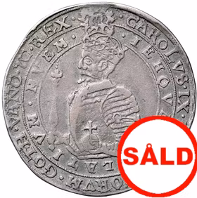 Karl IX (1604–1611) – 4 Mark, Stockholm "1011" med felstavningen MVEM - Ett extremt sällsynt mynt (XR) med en underbar provenienskedja och en härlig orörd originalton - Ex. Gunnar Ekström