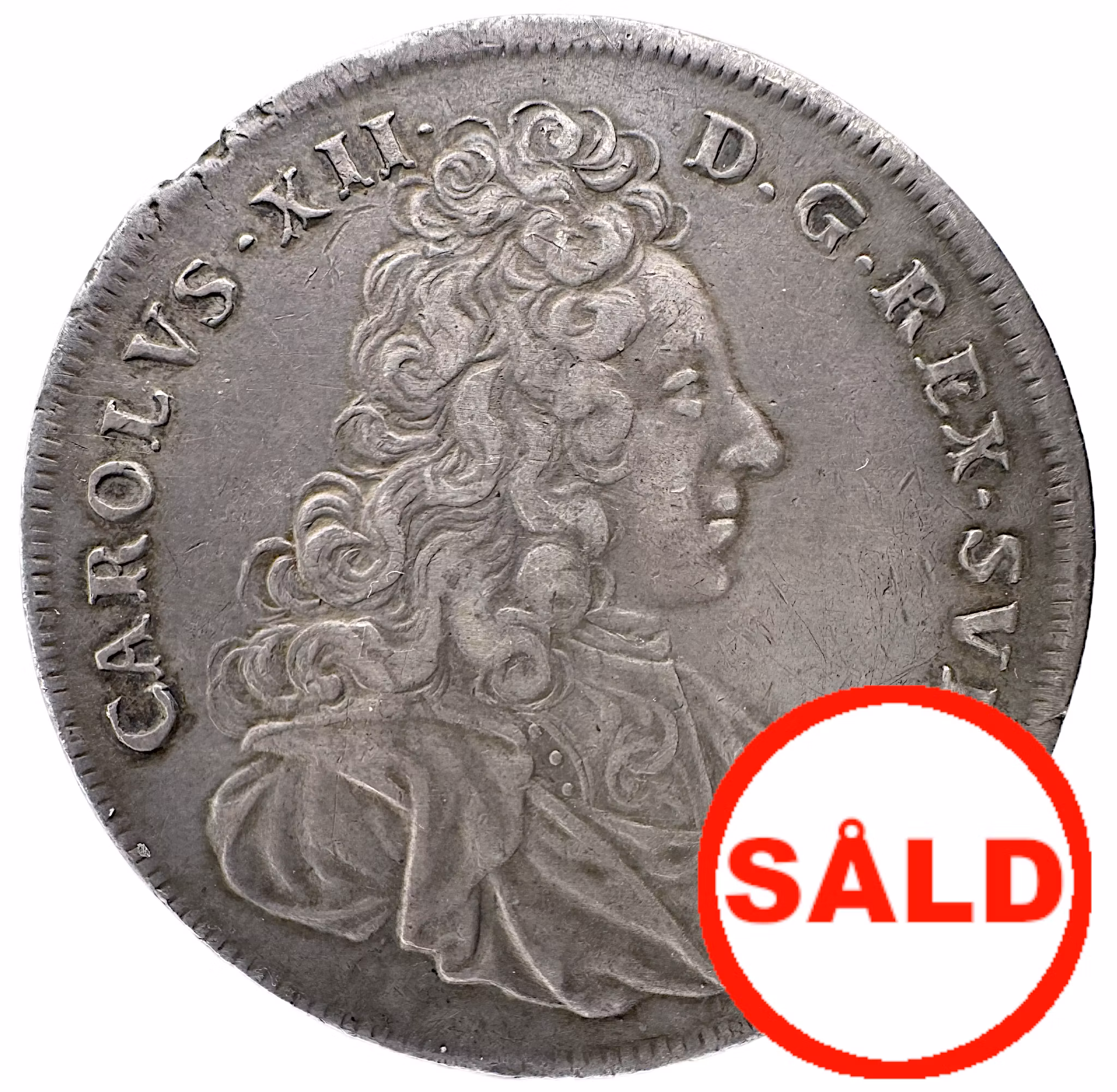 Karl XII, Stockholm, 8 Mark 1700 - Mycket sällsynt endast 14 kända exemplar i privat ägo. Ex. samling Pripp