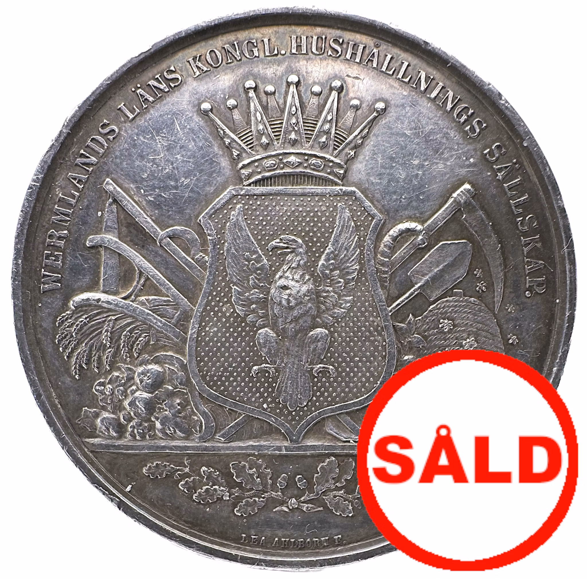 Oskar II - Värmlands läns K. Hushållningssällskap, belöningsmedalj av Lea Ahlborn (1873) - Regional flit under Oscar II:s beskydd - En bildad monark och civilsamhällets framväxt