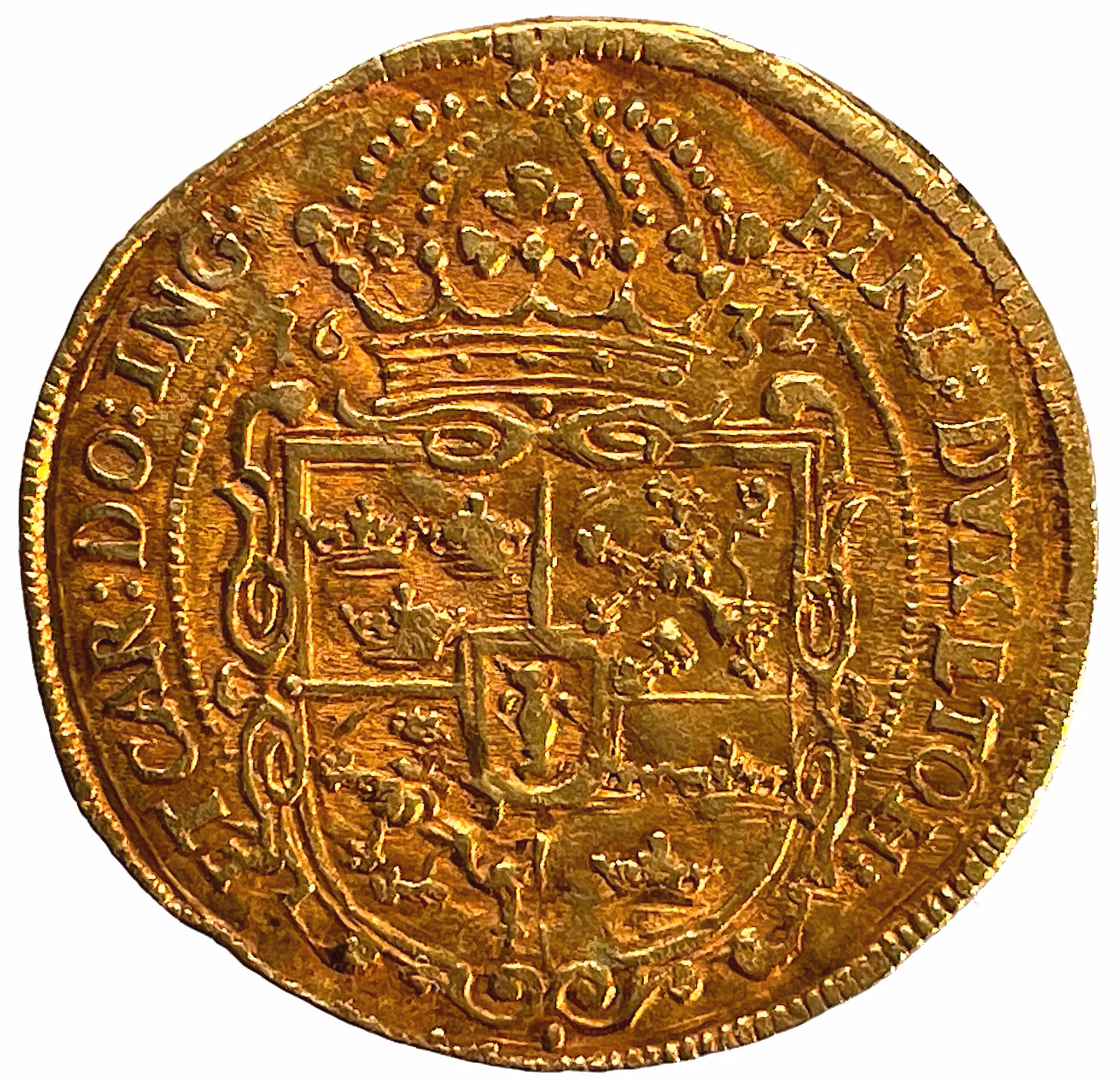 Gustav II Adolf, Nürnberg, Dukat 1632 - Ett tilltalande, fullviktigt exemplar med bra bottenlyster