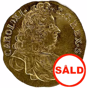 Karl XI (1655–1697) - Ettårstypmynt 1692 - Ett underbart ocirkulerat och fullt lystrigt exemplar med endast obetydliga kontaktmärken