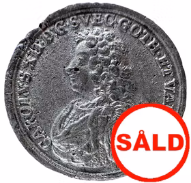 Karl XII uppträder som medlare vid den mellan Frankrike och dess fiender i Ryswick i Holland avslutade freden den 20 september och den 30 oktober 1697 av Christian Wermuth (Gotha) - Ex. Bonde - RRR