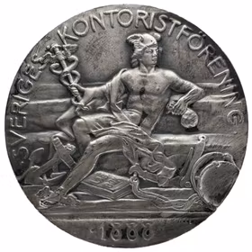 Sveriges Kontoristförening – Minne av 25-årigt medlemskap (E. Fredriksson 1889–1914) av Sven Kulle