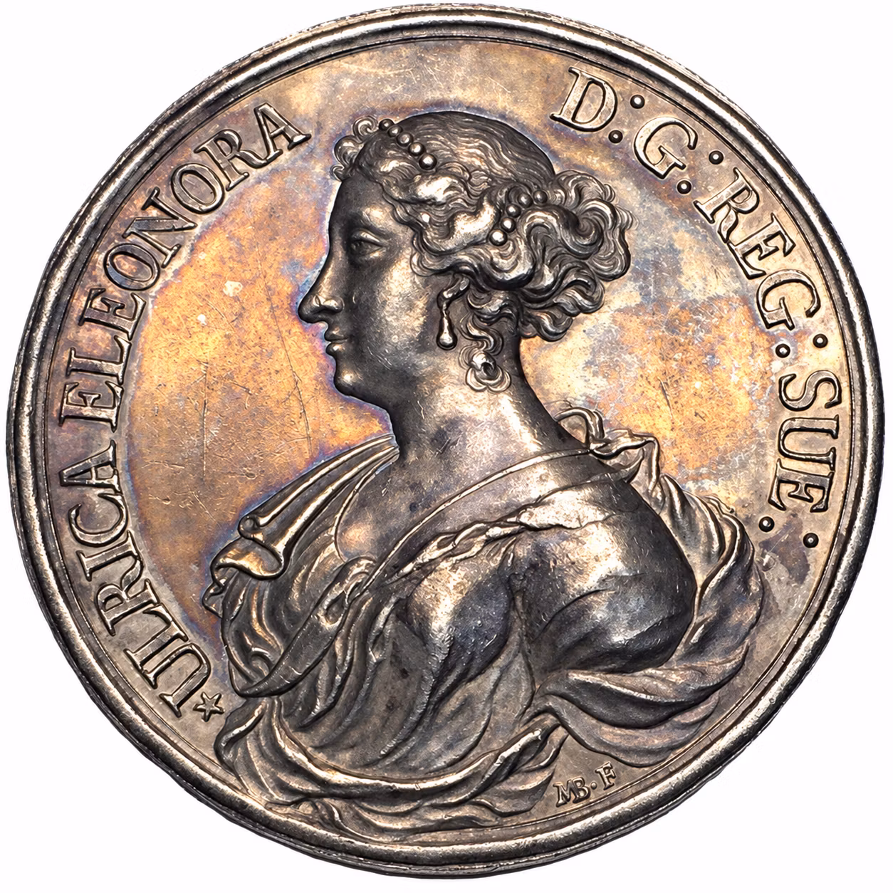 Karl XI och Ulrika Eleonora av Anton Meybusch utgiven 1680 - MYCKET TILLTALANDE EXEMPLAR - Ett politiskt bröllop och fredens drottning