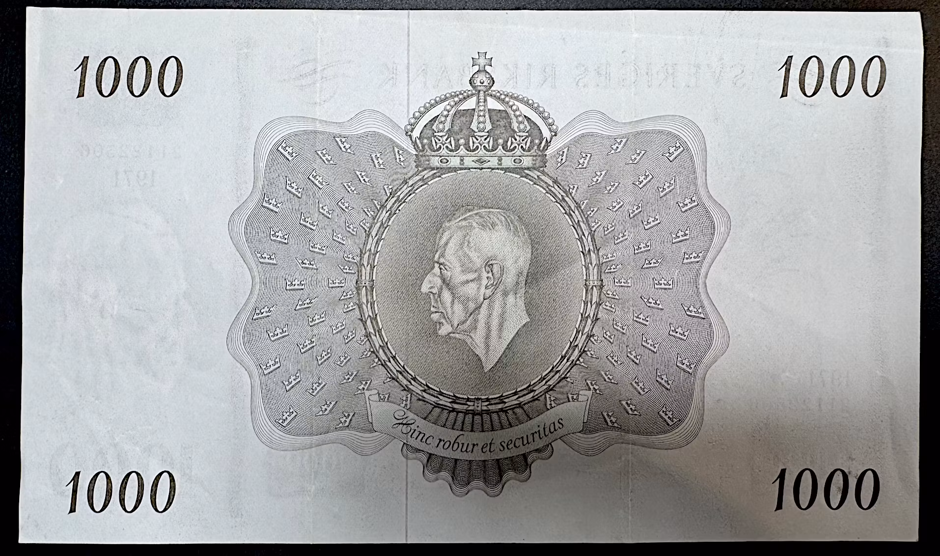 Sveriges Riksbank - Sedel om 1000 kronor 1971
