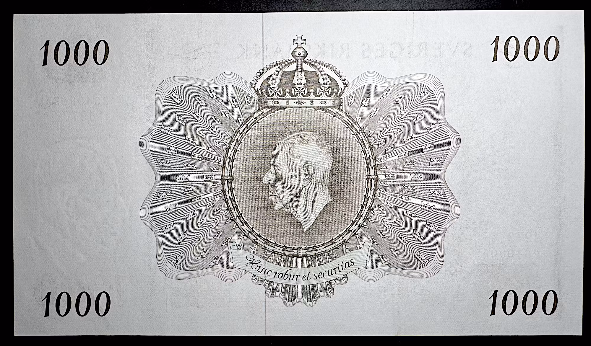 Sveriges Riksbank - Sedel om 1000 kronor 1973 - Fräscht och krispigt exemplar
