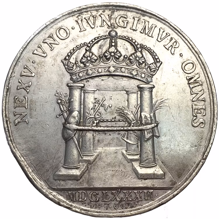 Karl XI - Enighet mellan konungen och ständerna vid 1682-års rikstad - EXTREMT SÄLLSYNT RRR - 1682 års riksdag och det karolinska enväldets fundament