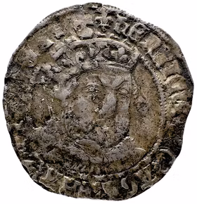 Silvergroat, England, Henrik VIII (1509–1547), tredje myntningen, Tower (London), myntmärke lis, 1544–1547 - Den eviga jakten på en arvinge och mördandet av alla fruar