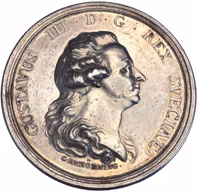 Gustav III – Borgerskapets privilegier stadfästs vid riksdagen 1789 – Sällsynt