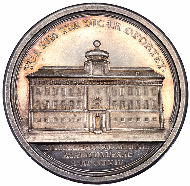 Kronprinsen blir Uppsala Universitets Kansler den 9 April 1764 - RR