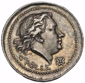 Henrik af Trolle (1730–1784) – Generalamiral i svenska flottan – Minnesmedalj utdelad till officerarna 1784 – Mycket sällsynt