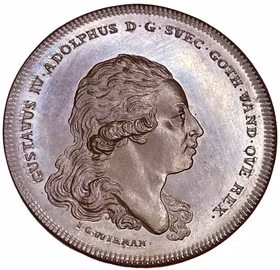 Gustav IV Adolf blir kungliga vetenskapsakademiens beskyddare 1792