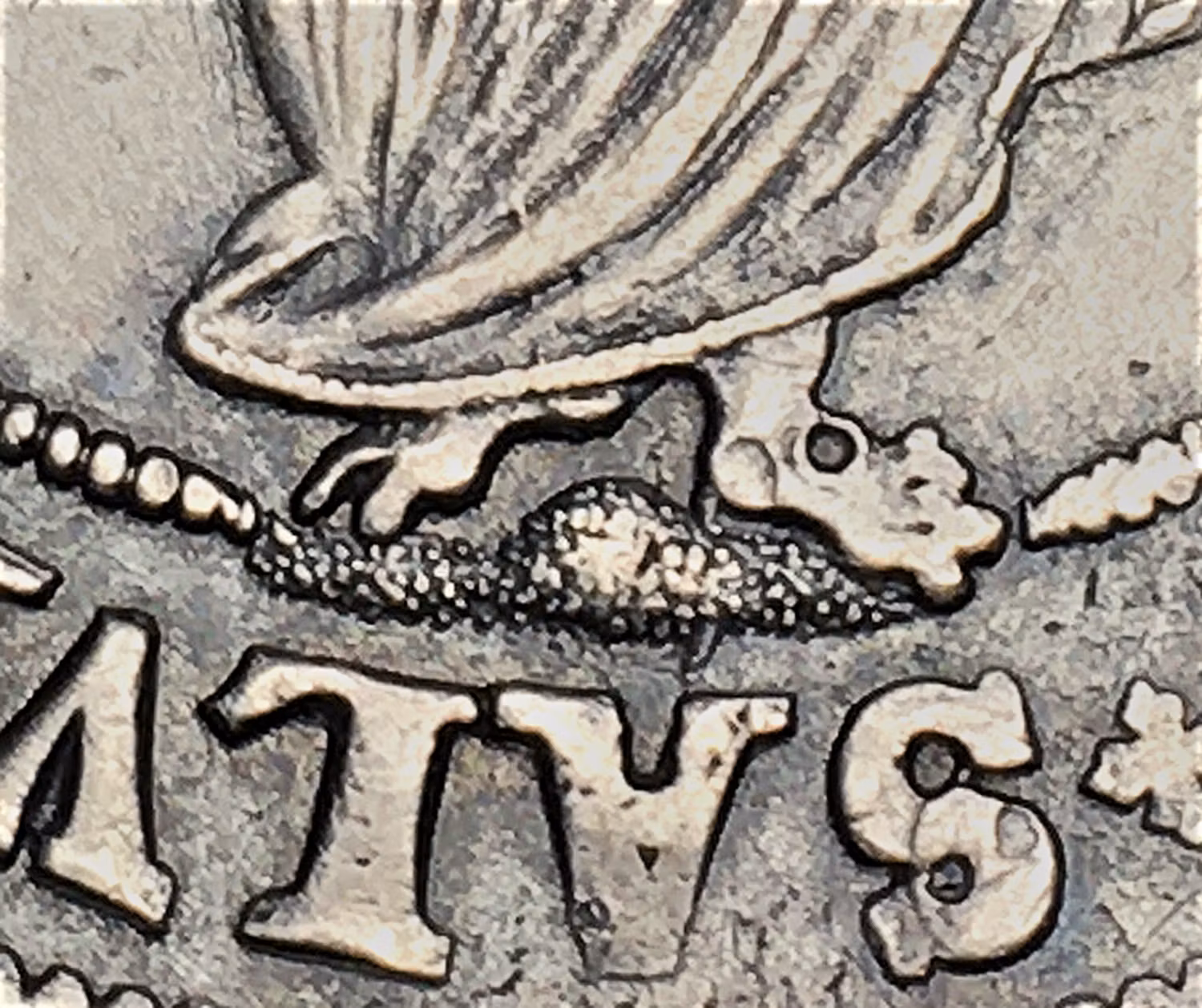 Kristina, Stockholm, Riksdaler 1641, Salvatorn stående på kulle - RR - 6 kända exemplar i privat ägo - Mysteriet med kullen: Teologi eller tekniskt misstag?
