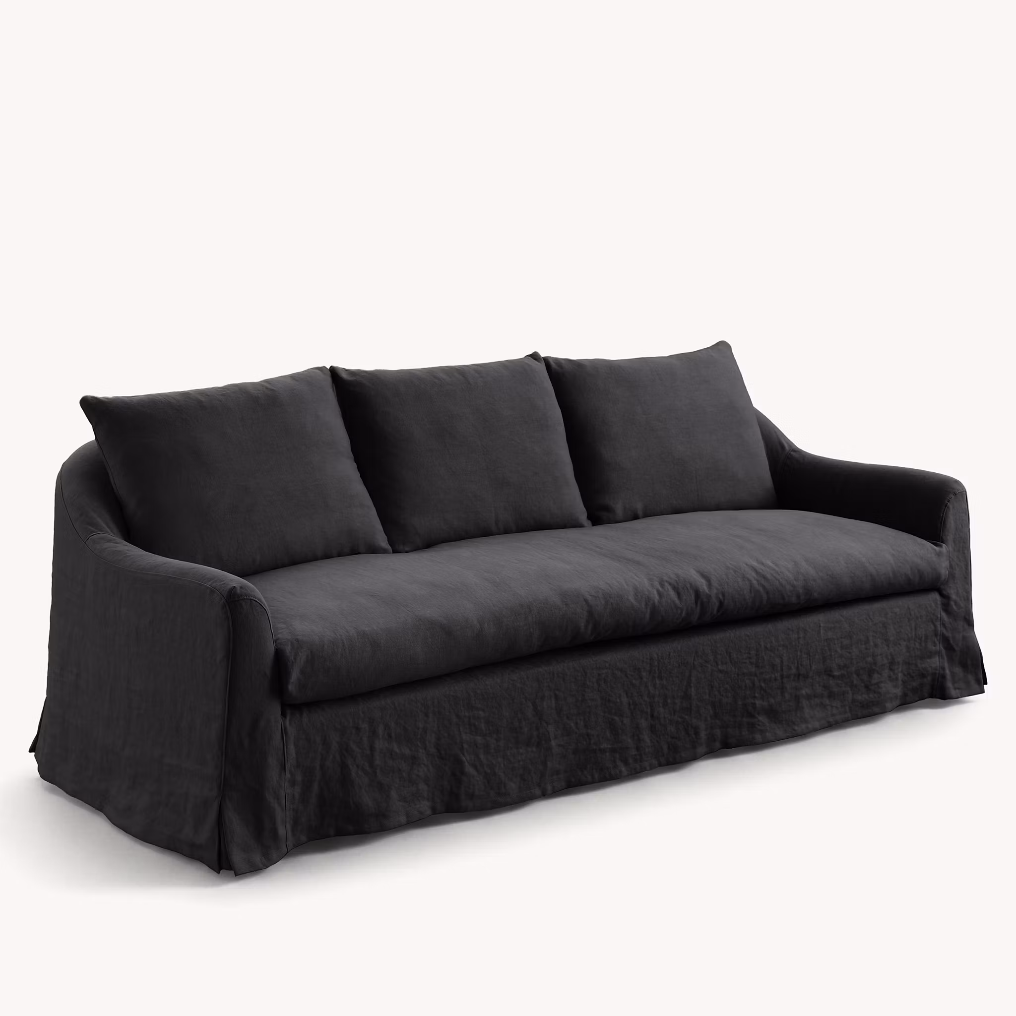 Lori linen sofa Walnut
