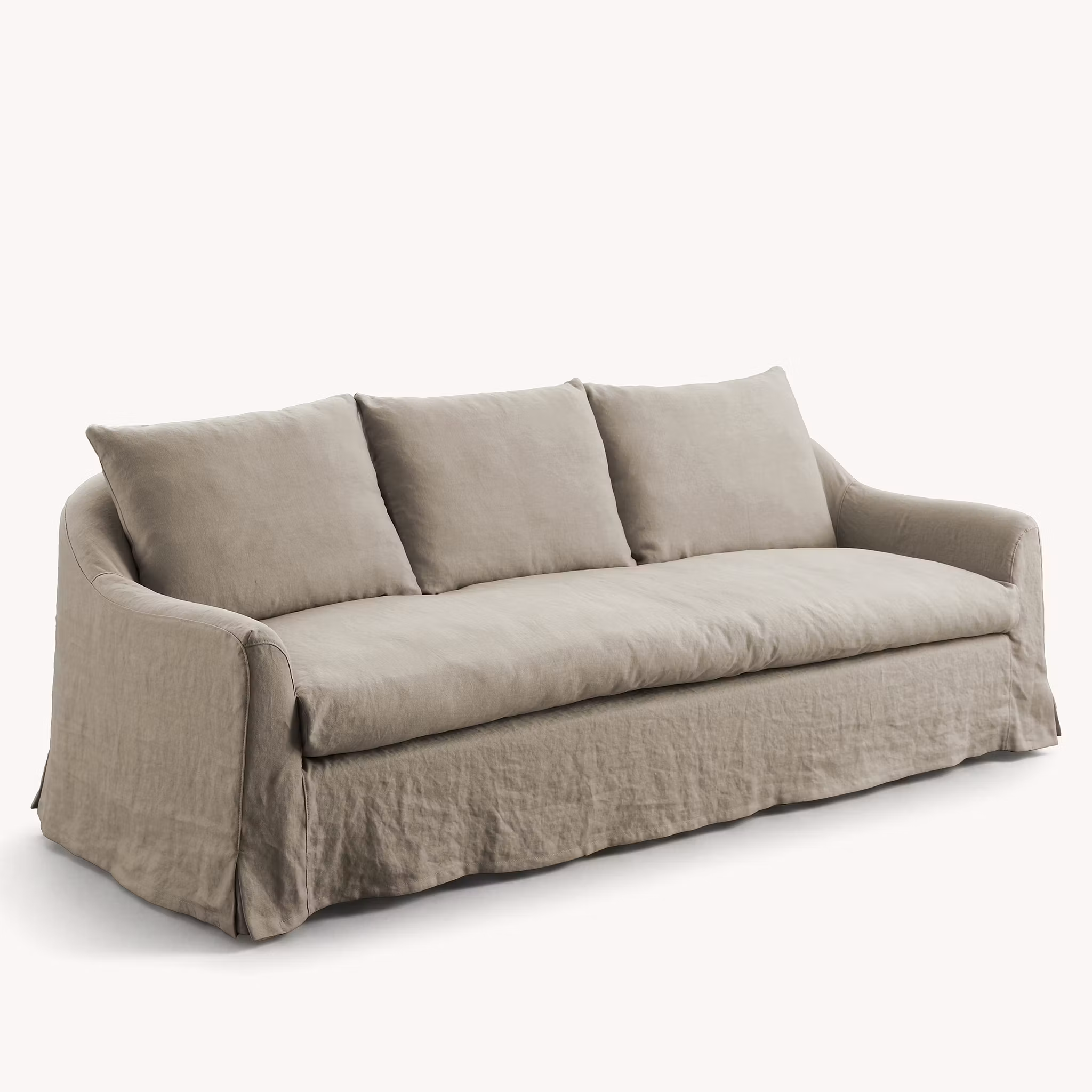 Lori linen sofa Walnut