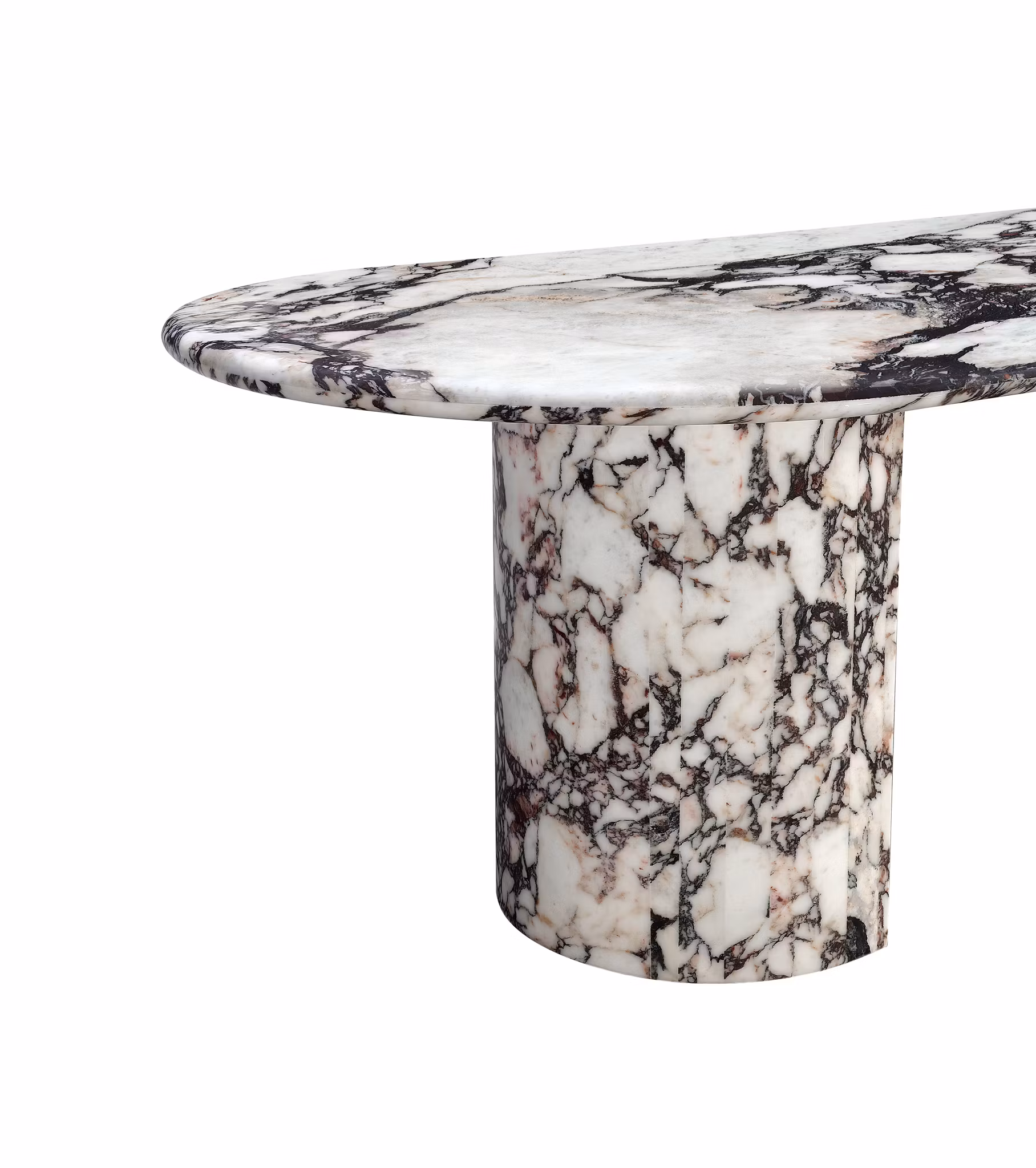 Kelly Dining Table 240cm Calacatta Viola