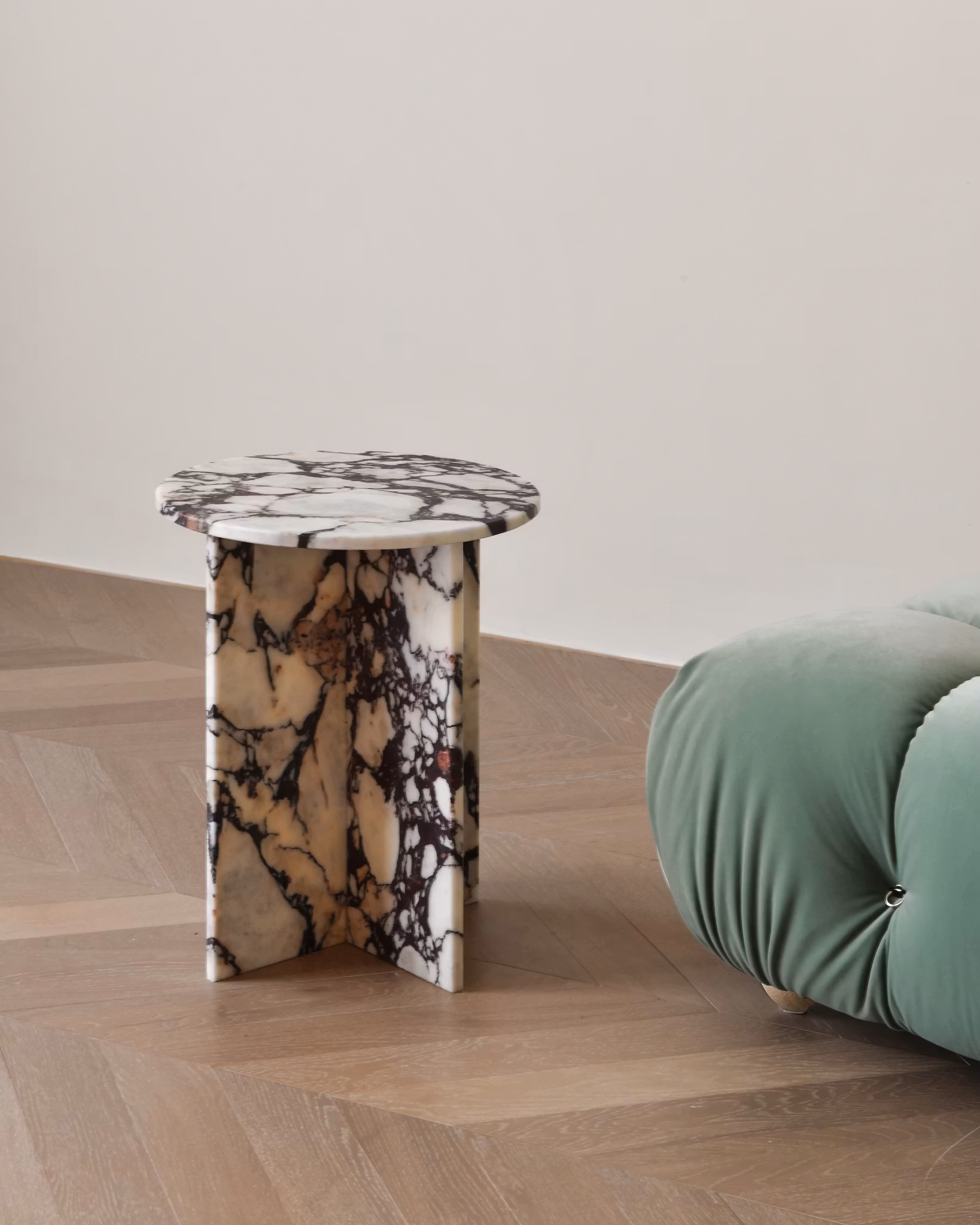 COMO Side Table Calacatta Viola